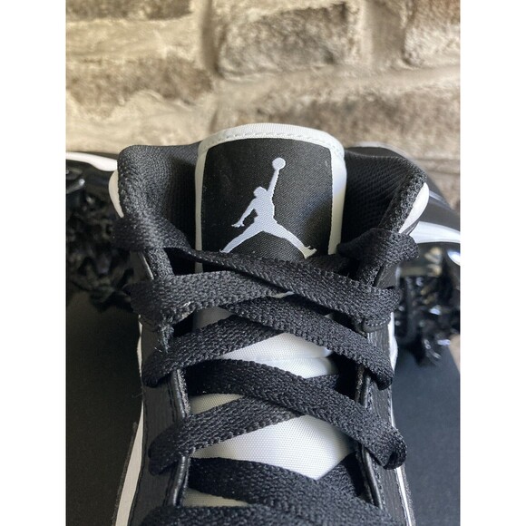 Nike Air Jordan 1 Mid TD White Black Panda Football Cleat Men Size 16 FJ6805-100 main image 6
